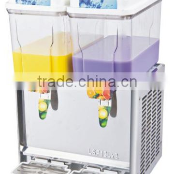 High technology double juice dispenser for hot sale (LSJ-12L*2)