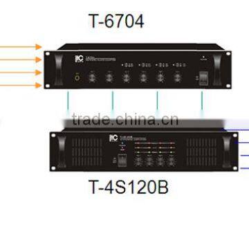 Digital IP addressable network audio ip public address system for project