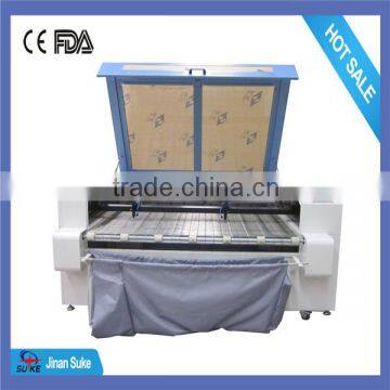 Two Heads 1610 auto feed denim jeans laser engraving machine