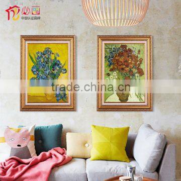 Frameless Impressionist Famous Flower Painting