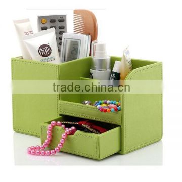 Pretty Leather Drawer Storage Box for Women