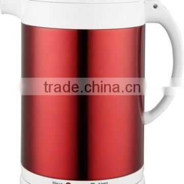 Zhongshan Baidu Factory Manufacture Colorful Appearence 304# Stainless Steel Electric Kettle with 1.7Liter Capacity