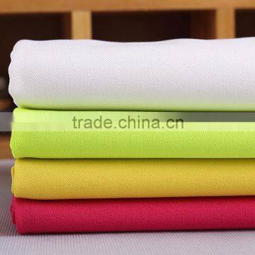 China supplier 100% Polyester shiny Workwear Uniform Twill brushed Fabric