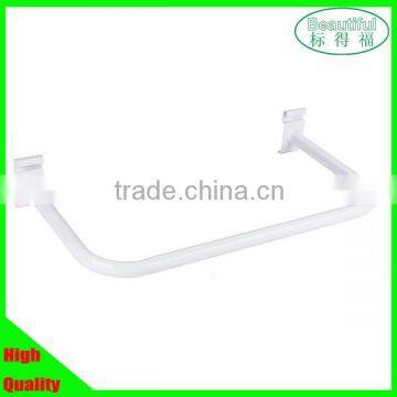 U SHAPE hanging rail for Gridwall,Display hanging rail for clothes,Clothes hanging bar