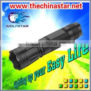 Bright Light Torch CREE LED 5W Q5 Zoomable Aluminum