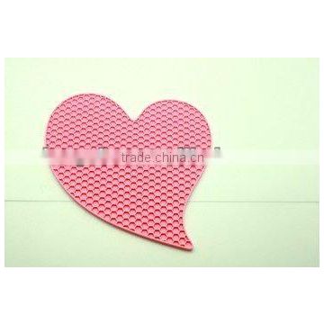 heart shapes food grade silicone rubber cup holder