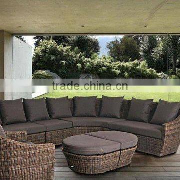 Metal outdoor modular sectional sofa outdoor furniture garden sofa