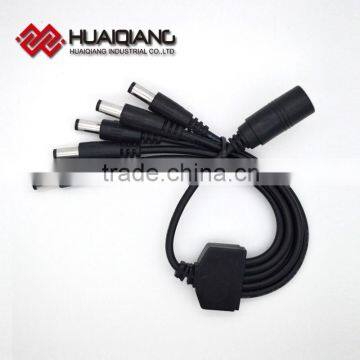 High quality ROHS 5.5*2.1mm 12v 5 male to female power dc cable for charging 5 in 1