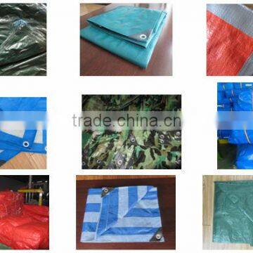 Waterproof HDPE Tarpaulin Covers With Reinforced Corners and Grommets