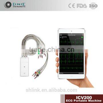 Mobile digital ecg monitor ICV200 ECG Machine