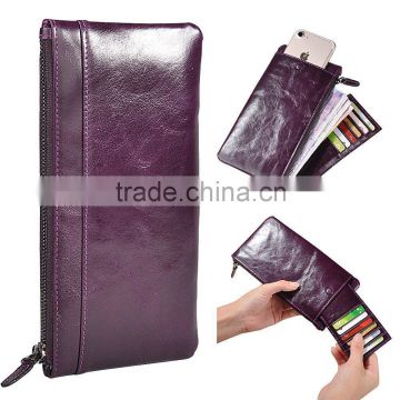 2016 genuine cowhide leather wallet