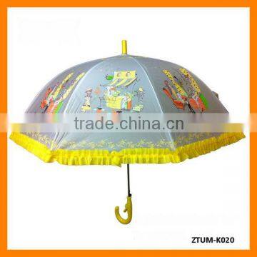 Automatic Whistle Arched Party Girl Children Umbrella