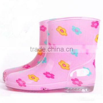 Lovely rainboots for girls, cute pvc rain shoes, water proof shoes