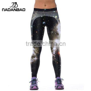 New Black Galaxy Women Leggings Star Sky Printed Leggins Sports Running Legins
