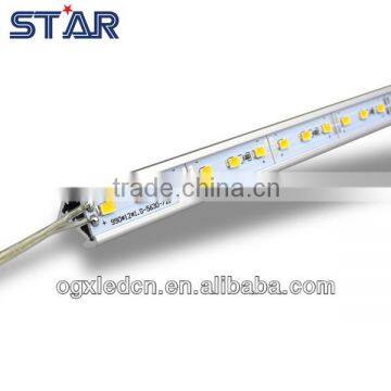 12v/24v Aluminum Profile LED Rigid Bar 5730 60led/m Warm White V Shape