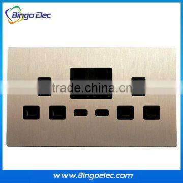 double gang 13amp switched socket