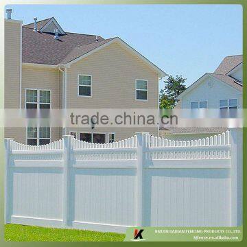 Free maintenance Vinyl Privacy Fence with Picket top