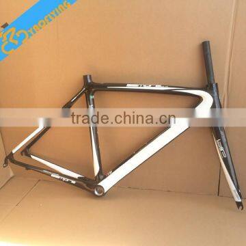 EN Quality Test carbon road bicycle frame Lightweight carbon road bicycle frame beautiful carbon bicycle frame for racing