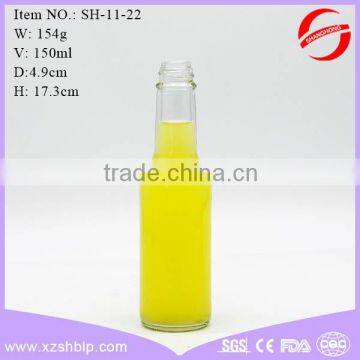 150ml glass drinking bottles