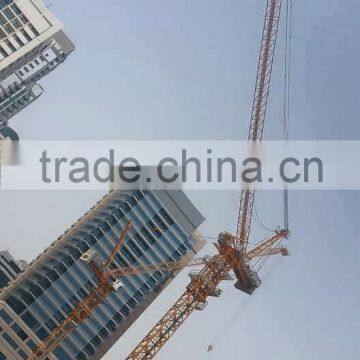 2016 for Iran and Dubai luffing jib tower crane Supply New China QTD160(6022), 2.2t-12t, Tower Crane