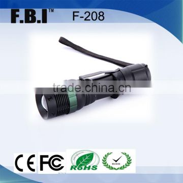 Long Range Adjustable Focus Zoomable rechargeable Aluminum Tactical Flashlight