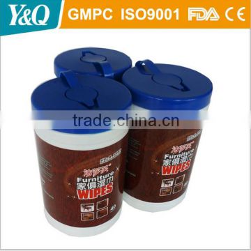 wholesale china factory furniture wipes/leather wipes