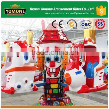 2016 new design funny Kids amusement machine plane Rotating big eye plane for sale