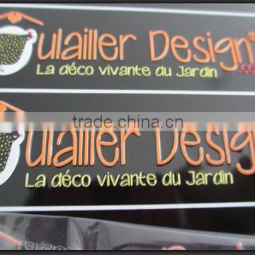 Aluminum nameplate, embossed metal logo, printed brand logo, aluminum sticker