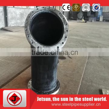 Galvanized 90 degree bend exhaust pipe