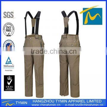 Custom Windproof Functional Work Trousers Mens Ski Overalls