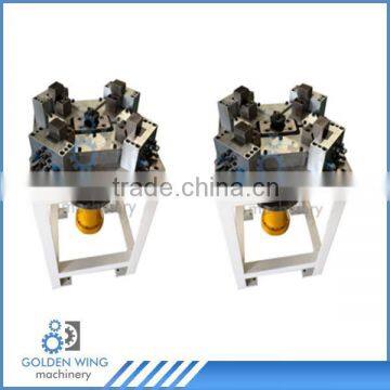 Semi-automatic square tin can box flanging machine