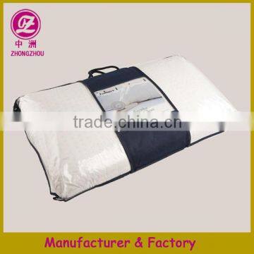 High quality cheap hot sale pvc clear pillow plastic bag with zipper