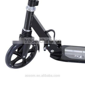 HOMCOM Black 2 Wheels T-Bar Stunt Push Mini Scooter photo-5