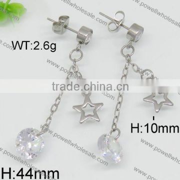 2017 Latest stainless steel wholesale earring phone