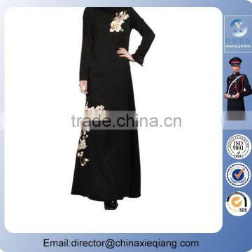 2016 Black Dubai Ayaba for Women/abaya Dubai Kaftan/women Farasha Kaftan
