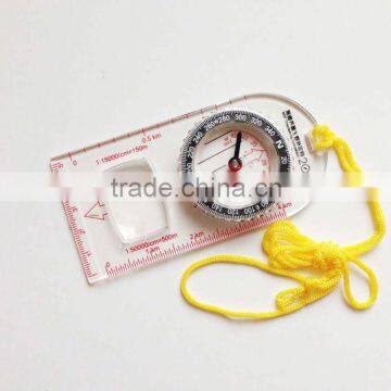 Map Scale Compass Liquid Filled Compass for Hiking Camping Backpacking Outdoor Sports Size:7*4.8mm photo-3