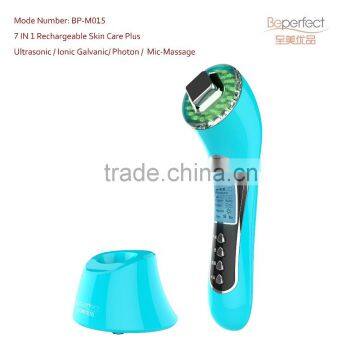 BPM0153 hot ionic facial beauty massager ultrasonic Photon eletrical equipment