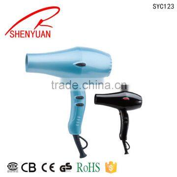 Ac low noise Pearl Ceramic ionic function Hair Dryer for salon