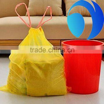 Printed Plastic Single Rope Cheap PE Drawstring Bag