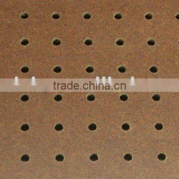 Perforated hardboard