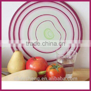 Round Plastic Bank Cutting Board