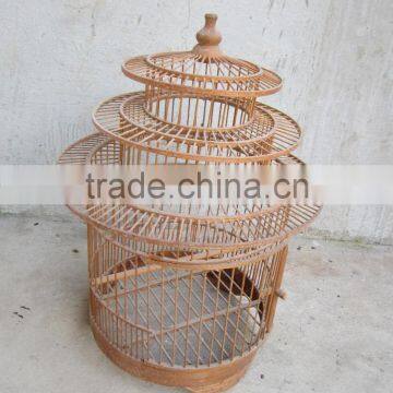 Durable bamboo bird cage made in Vietnam, high quality