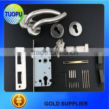 Tuopu high quality rear aluminum door lock and toilet door lock for truck body