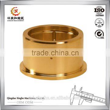 Custom China product transformer bushing machining part brass bushing with polishing