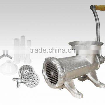 Commercial /cast Iron //electro-plated Tin Manual Meat Mincer No. 32 photo-2