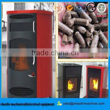 high efficient pellet stove for cooking/ tow door design wood pellet stove/ smokeless biomass pellet stove