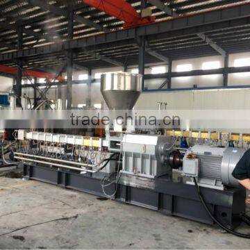 Small High Filling Plastic Granulator Twin Screw Extruder Granules for pp pe Filer Pellets photo-3