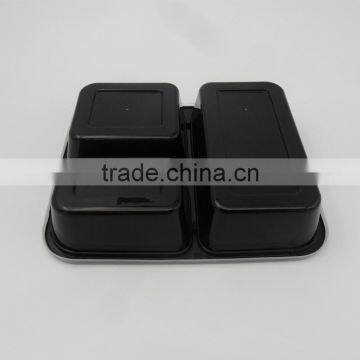 3-compartment Bento Lunch Box Plastic Containers, Reusable, Dishwashable, Microwavable Food Containers With Lids, OEM Packaging photo-4