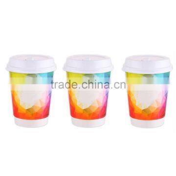 2017 Festival Style New Year Gethering Pasta Match Double Wall 12oz Wholesale Paper Cups photo-3