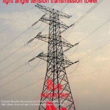 MEGATRO 220kV 2E6 SJ1 Double Circuit Light Angle Tension Transmission Tower photo-2
